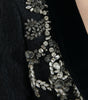 Dolce & Gabbana Black Crystal Embellished Overcoat Jacket
