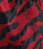 Dolce & Gabbana Black Red Patterned Cropped Coat Jacket