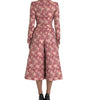 Dolce & Gabbana Pink Floral Jacquard Slim Fit 2 Piece Suit