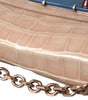 Pochette Balenciaga élégante en mini chaîne beige pour une soirée élégante