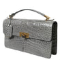 Balenciaga Gray Exotic Leather Medium Shoulder Hand Purse Bag