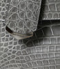 Balenciaga Gray Exotic Leather Medium Shoulder Hand Purse Bag