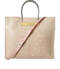 Sac cabas chic en cuir d'alligator rose Balenciaga