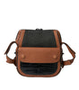 Balenciaga Black Brown Exotic Skin Leather Vertical Crossbody Purse Bag