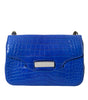 Balenciaga Blue Exotic Leather Neo Classic Purse Shoulder Handbag Bag