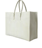 Balenciaga White Yellow Exotic Skin Leather Shopping Tote PAPIER Bag