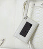 Balenciaga White Yellow Exotic Skin Leather Shopping Tote PAPIER Bag