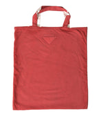 Sac cabas Prada Chic en tissu rouge et blanc