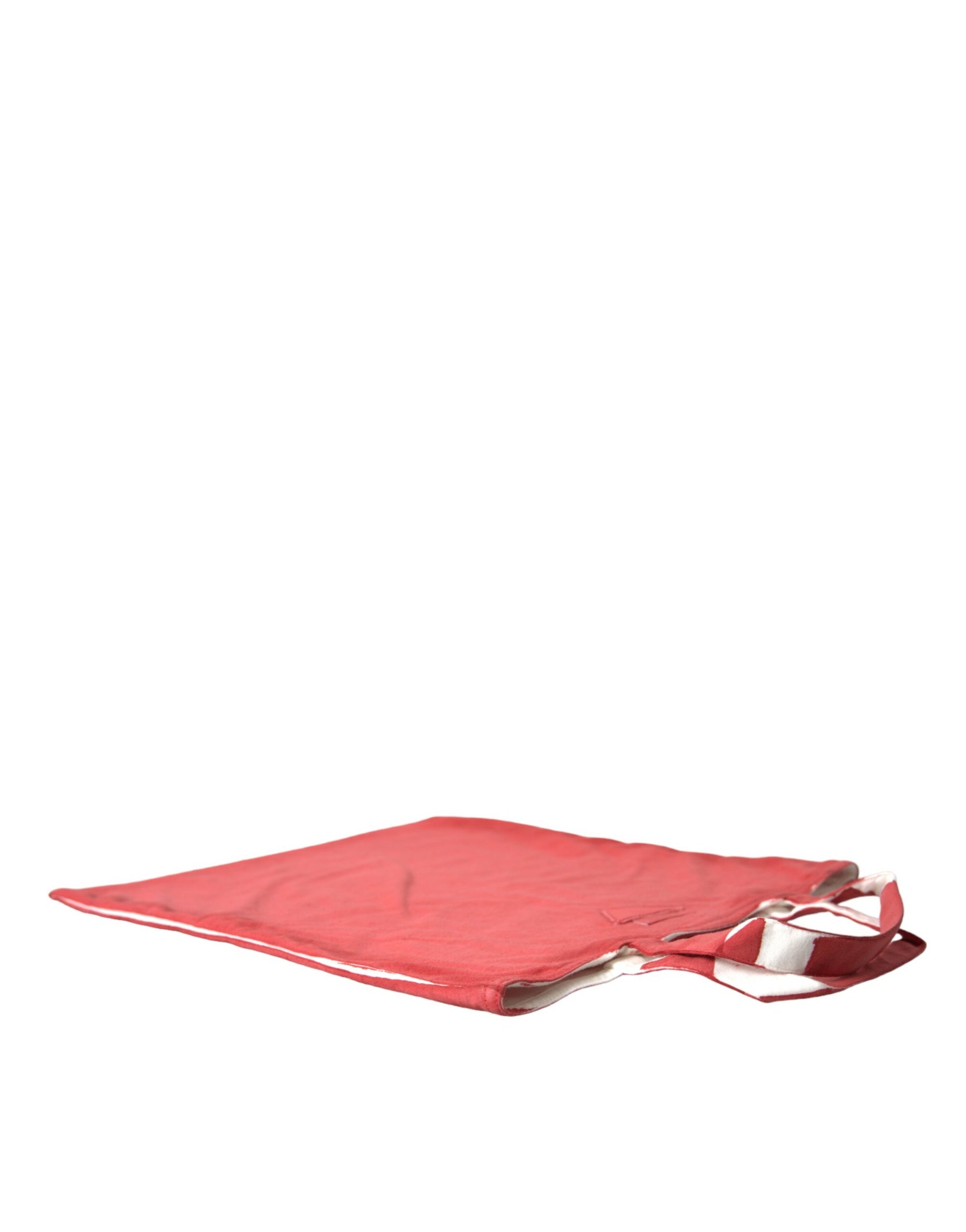 Sac cabas Prada Chic en tissu rouge et blanc