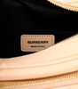 Burberry Small Branded Peach Pink Grainy Leather Camera Crossbody Bag