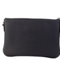 Burberry Peyton Monogram Black Leather Pouch Crossbody Bag Purse