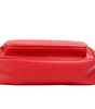 Burberry Small Branded Bright Red Grainy Leather Camera Crossbody Bag