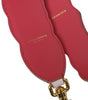 Dolce & Gabbana White Floral Leather Accessory Shoulder Strap
