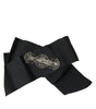 Dolce & Gabbana Black Swarovski Crystal Embellished Hair Clip