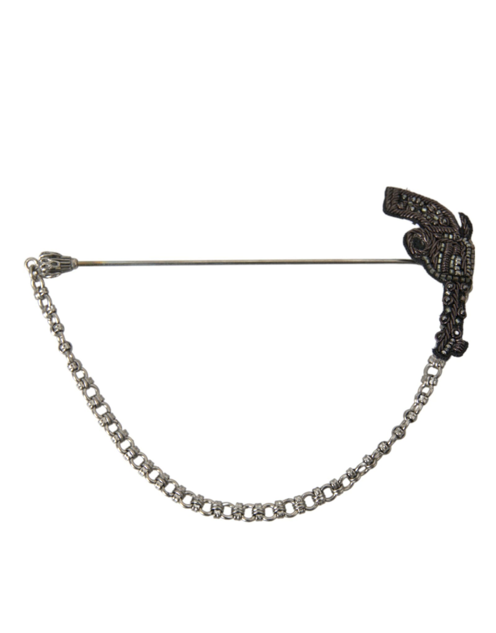 Broche revolver en laiton et cuivre Dolce &amp; Gabbana pour homme