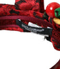 Dolce & Gabbana Red Cherry Sicily Embellished Women Hairband Diadem