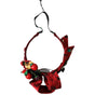 Dolce & Gabbana Red Cherry Sicily Embellished Women Hairband Diadem