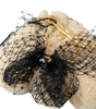 Dolce & Gabbana Beige Teddy Bear Mesh Net Band Hair Clip