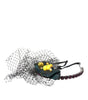 Dolce & Gabbana Black Lemons Sicily Purple Crystal Net Headband Diadem