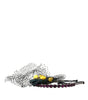 Dolce & Gabbana Black Lemons Sicily Purple Crystal Net Headband Diadem