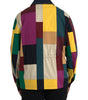 Dolce & Gabbana Multicolor Patchwork Cotton Collared Jacket