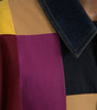 Dolce & Gabbana Multicolor Patchwork Cotton Collared Jacket
