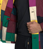 Dolce & Gabbana Multicolor Patchwork Cotton Collared Jacket