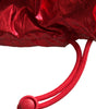 Dolce & Gabbana Red Nylon Hooded Pullover Sweatshirt Jacket