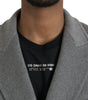 Dolce & Gabbana Gray Double Trench Coat Cashmere Jacket