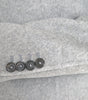 Dolce & Gabbana Gray Double Trench Coat Cashmere Jacket