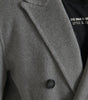 Dolce & Gabbana Gray Double Trench Coat Cashmere Jacket
