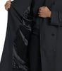 Dolce & Gabbana Black Double Breasted Trench Coat Jacket