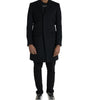 Dolce & Gabbana Black Single Breasted Trench Coat Jacket