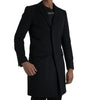 Dolce & Gabbana Black Single Breasted Trench Coat Jacket