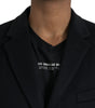 Dolce & Gabbana Black Single Breasted Trench Coat Jacket