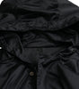 Dolce & Gabbana Black Polyester Hooded Long Windbreaker Jacket