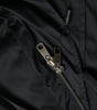 Dolce & Gabbana Black Polyester Hooded Long Windbreaker Jacket