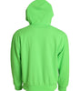 Dolce &amp; Gabbana Neon Green Hooded Full Zip Top Sweater
