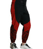 Dolce & Gabbana Black Red Leopard Print Nylon Jogger Pants