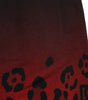 Bermuda en coton à imprimé léopard rouge Dolce &amp; Gabbana