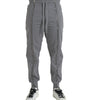 Dolce & Gabbana Gray Cotton Jogger Skinny Sweatpants Pants