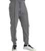 Dolce & Gabbana Gray Cotton Jogger Skinny Sweatpants Pants