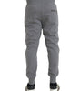 Dolce & Gabbana Gray Cotton Jogger Skinny Sweatpants Pants