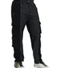 Dolce & Gabbana Black Cotton Blend Skinny Pants