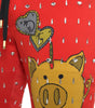 Dolce & Gabbana Red Year Of The Pig Jogger Sweatpants Pants