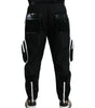 Dolce & Gabbana Black Nylon Cargo Jogger Men Sweatpants Pants