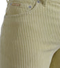 Dolce & Gabbana Yellow Corduroy Logo Plaque Skinny Denim Jeans