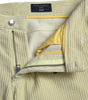 Dolce & Gabbana Yellow Corduroy Logo Plaque Skinny Denim Jeans