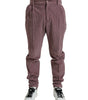 Dolce & Gabbana Purple Corduroy Cotton Stretch Skinny Pants