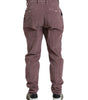 Dolce & Gabbana Purple Corduroy Cotton Stretch Skinny Pants